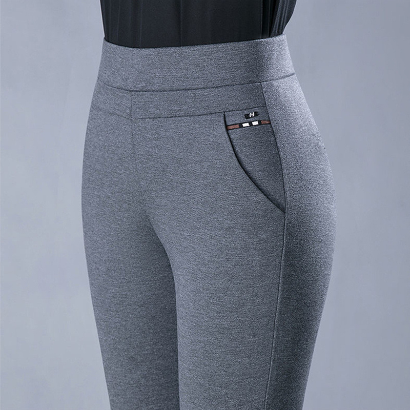 Athena - Pantalon élastique stylisé à taille haute pour femmes