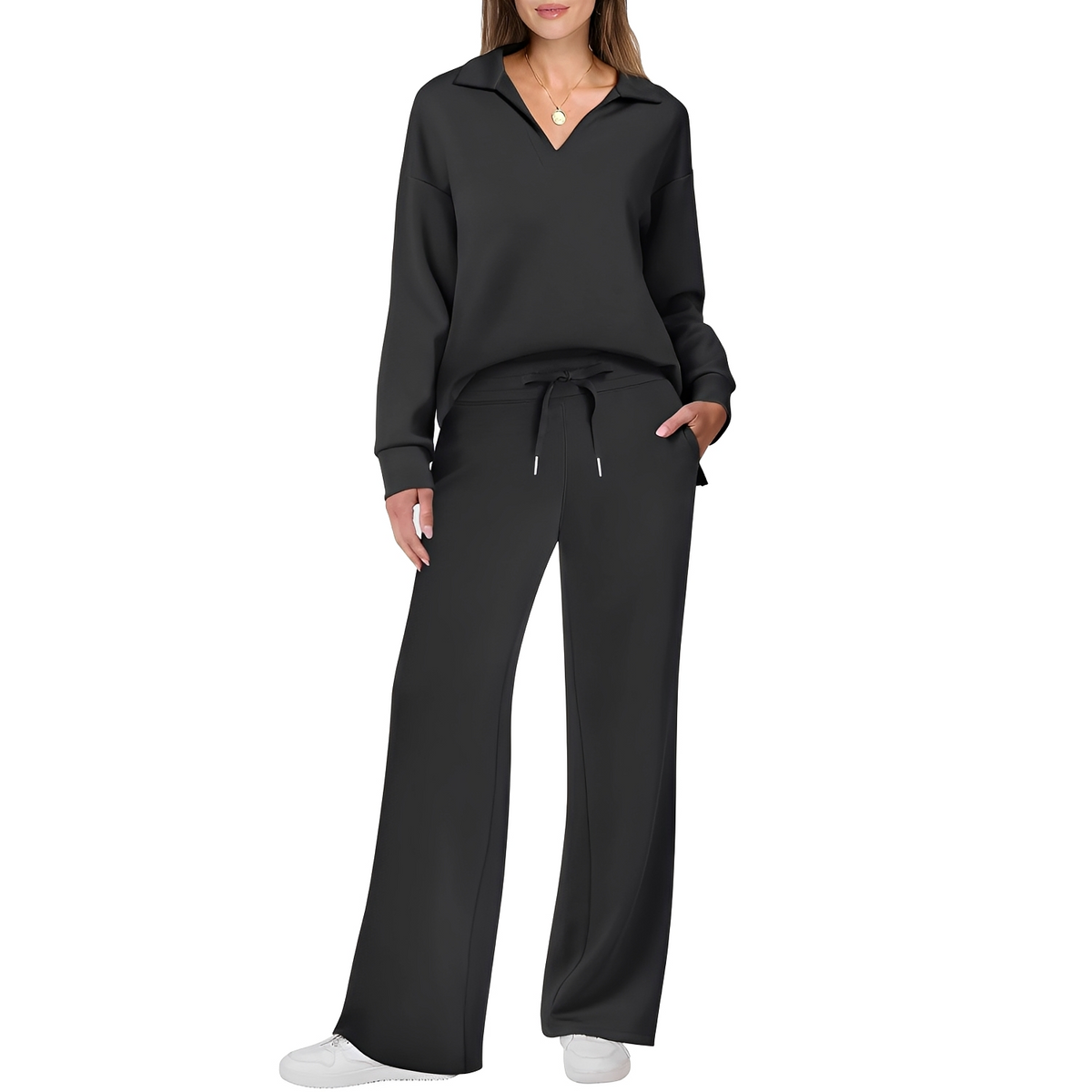Justina - Ensemble décontracté pull et pantalon pour femmes