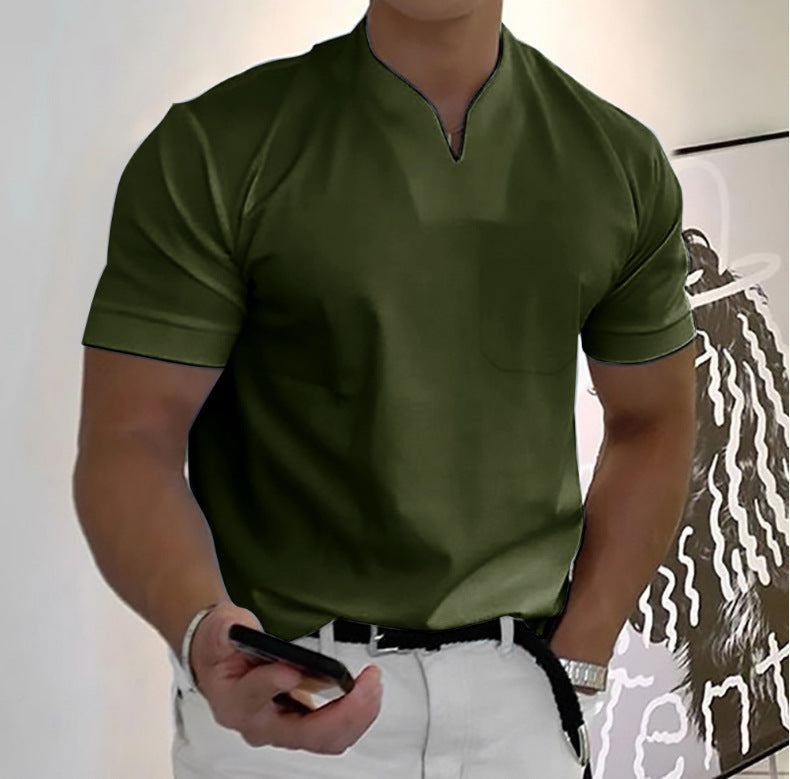 Jason - T-shirt business fitness à manches courtes pour hommes