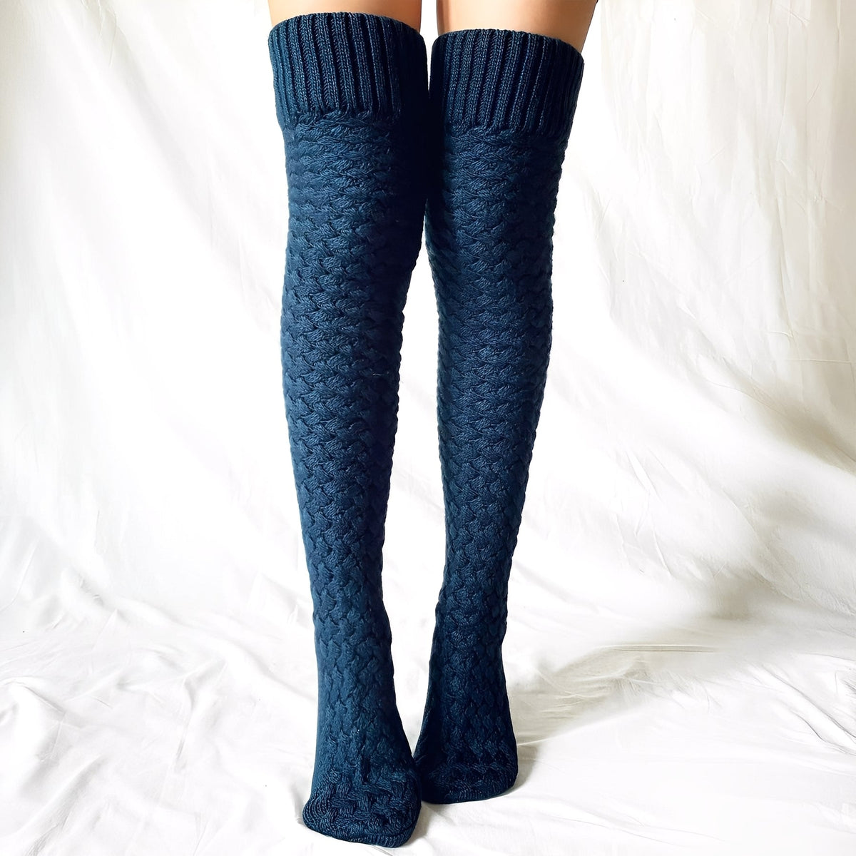 Madeline - Épaisses, chaudes chaussettes hautes pour femmes