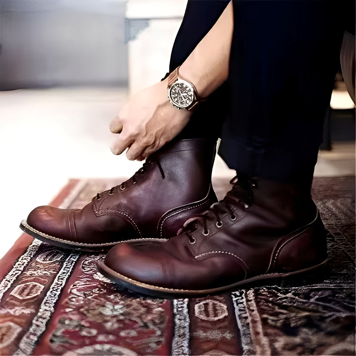 Lucrèce - Bottines rétro à lacets