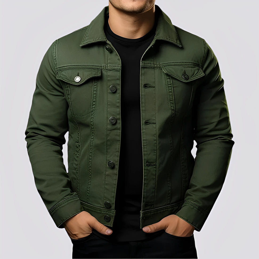 Maxwell - Veste classique pour hommes en matériau résistant