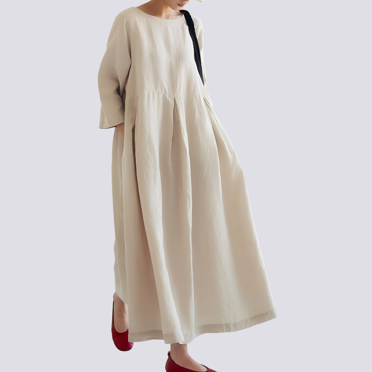 Veronica - Robe décontractée avec poches pour femmes