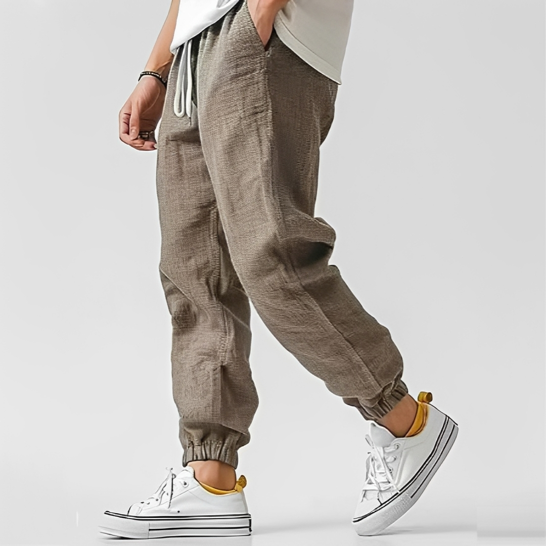 Robin - Un pantalon d'été chic et adaptable pour homme