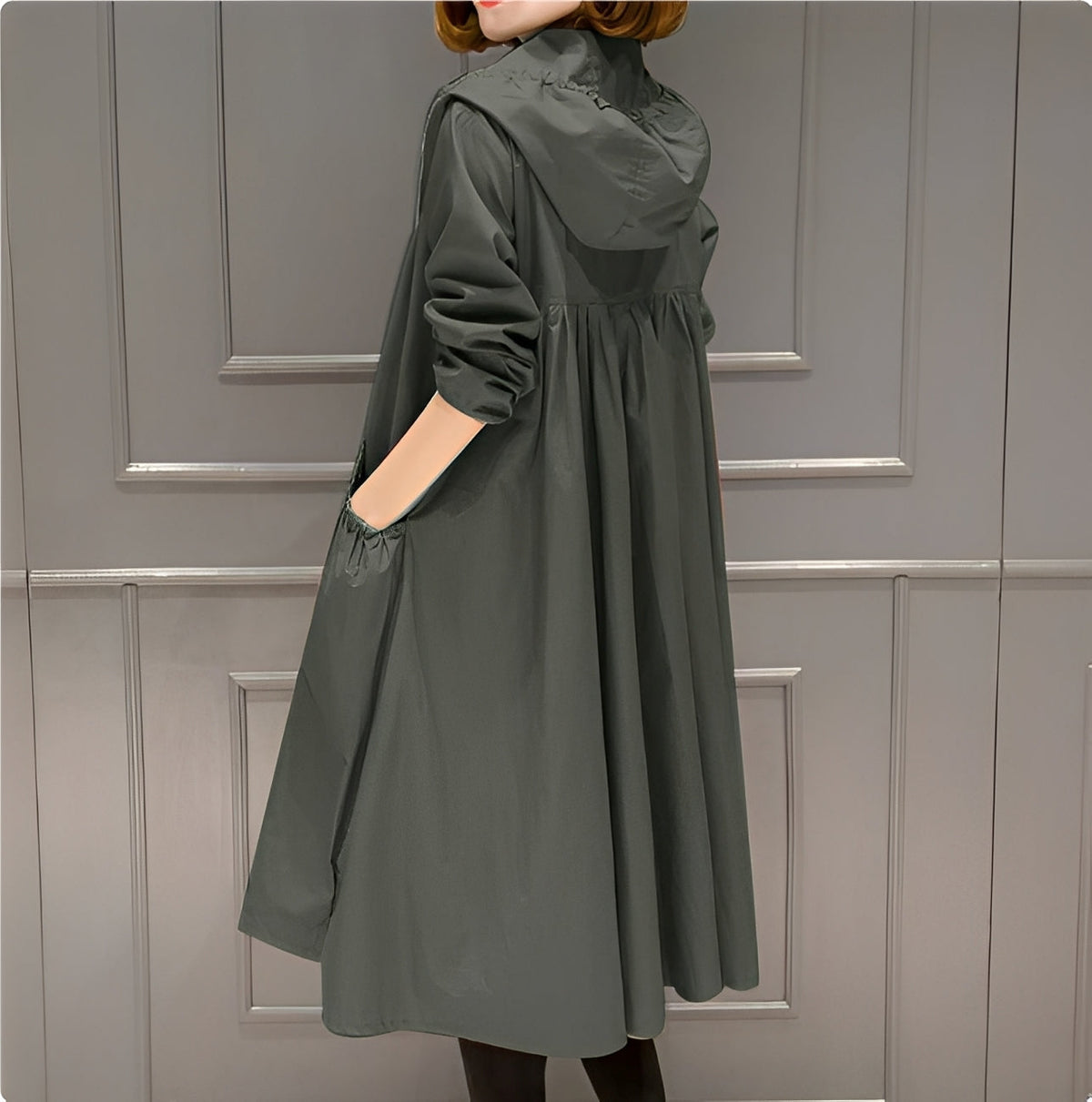Margarette - Manteau de pluie élégant avec capuche pour femmes