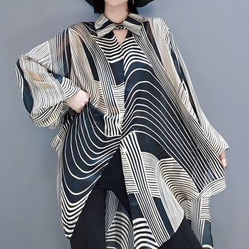Blouse élégante en chiffon pour femmes