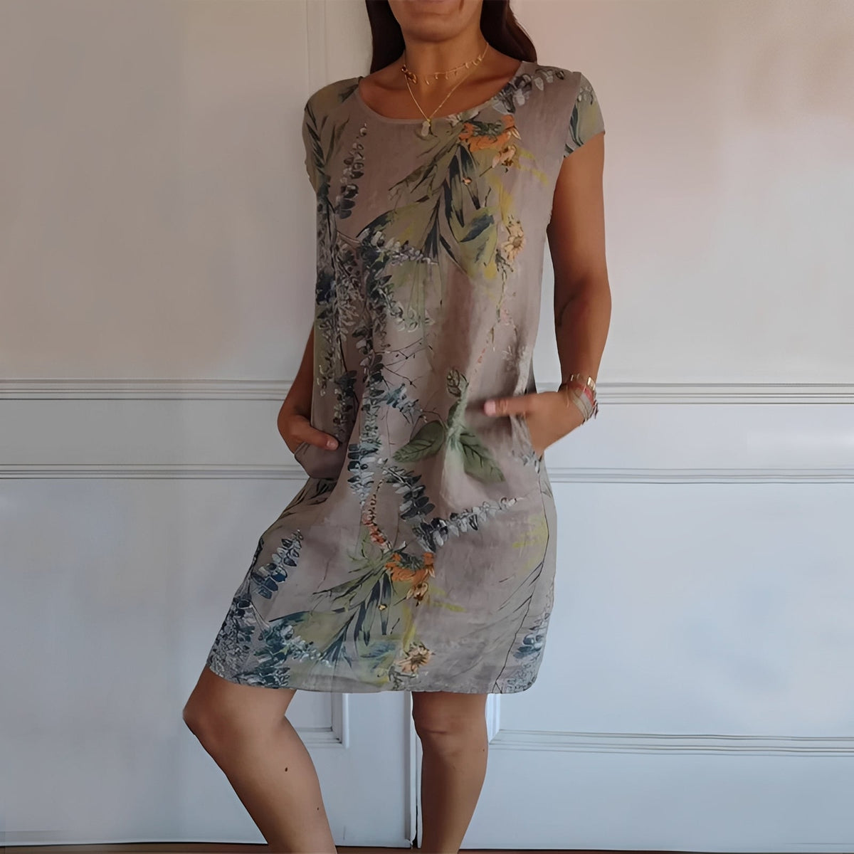 Katherine - Robe large imprimée pour femmes