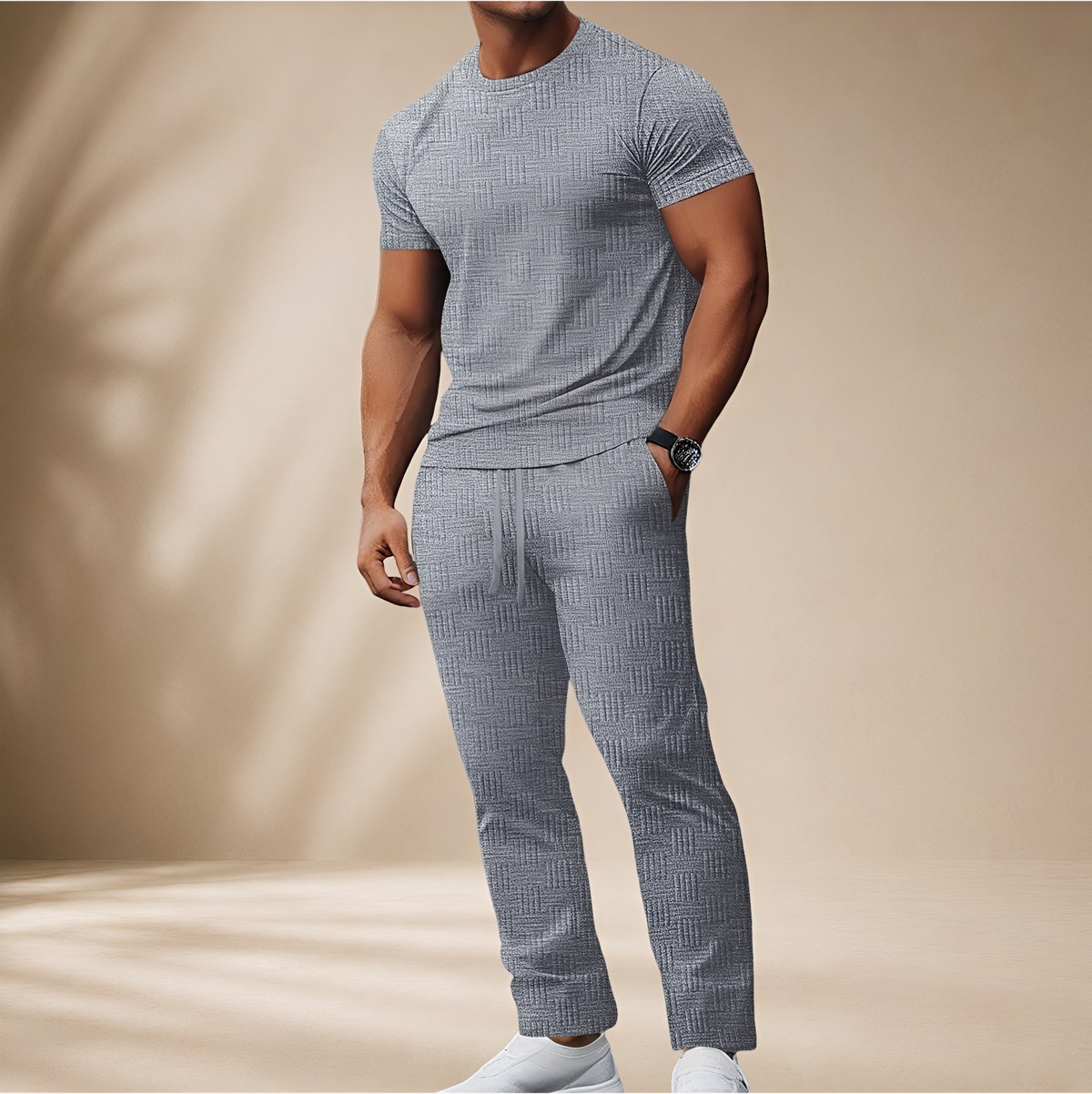Thomas - Ensemble T-shirt et Pantalon Élégant