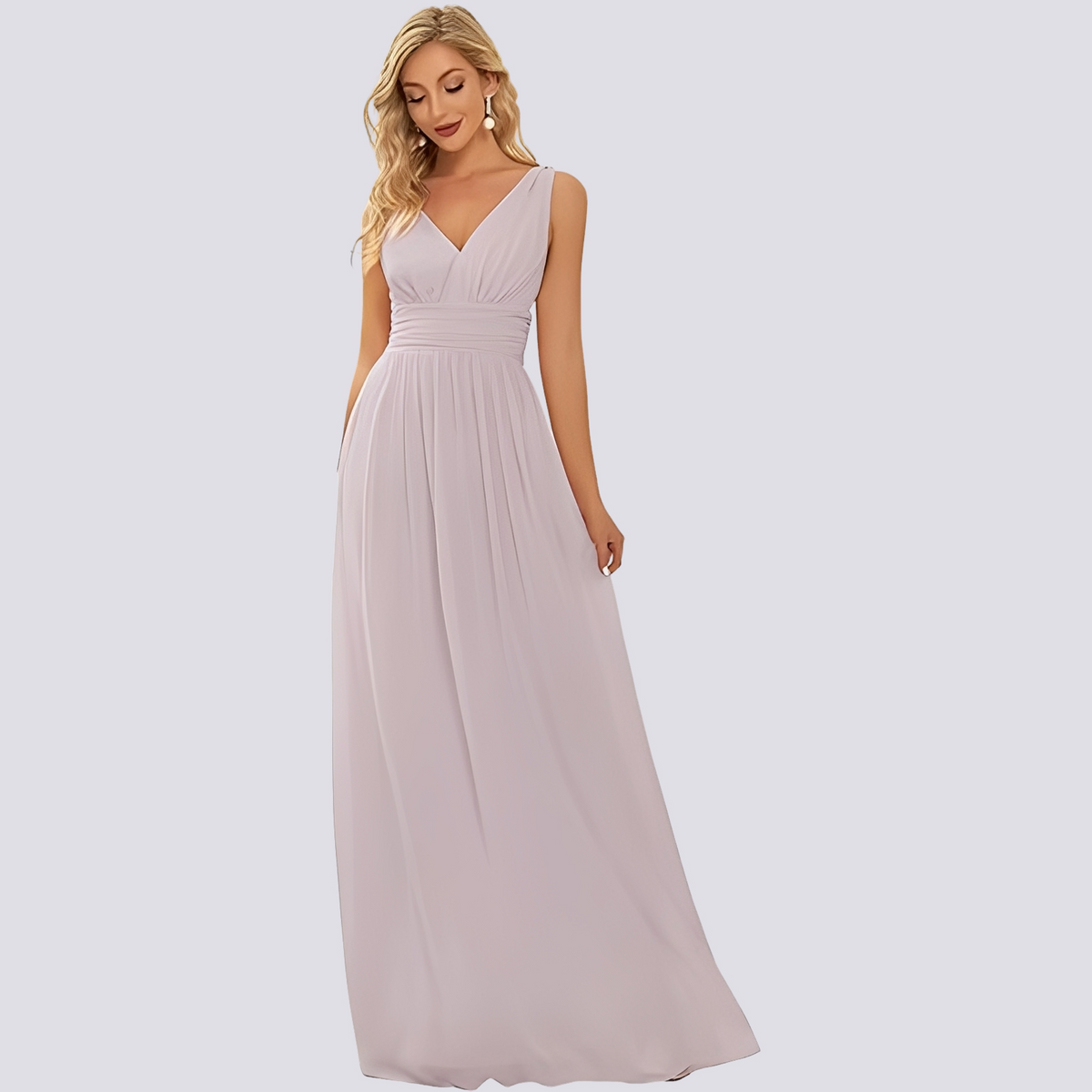 Maddie - Robe de soirée chic sans manches pour femmes