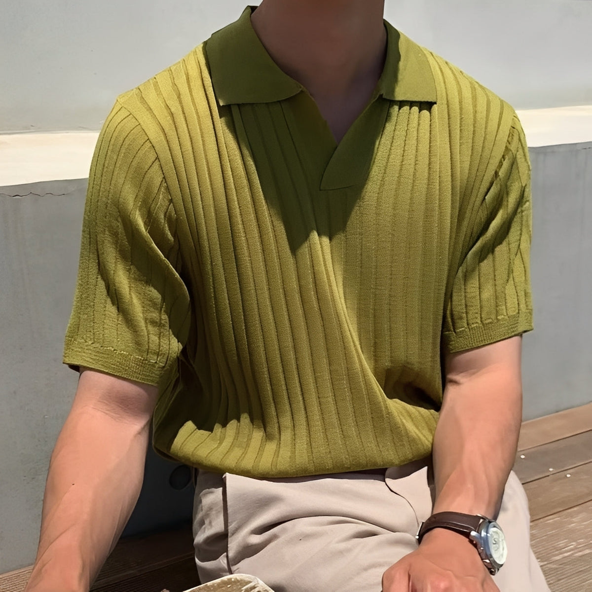 Melvin - Polo pour homme à manches courtes et au style décontracté