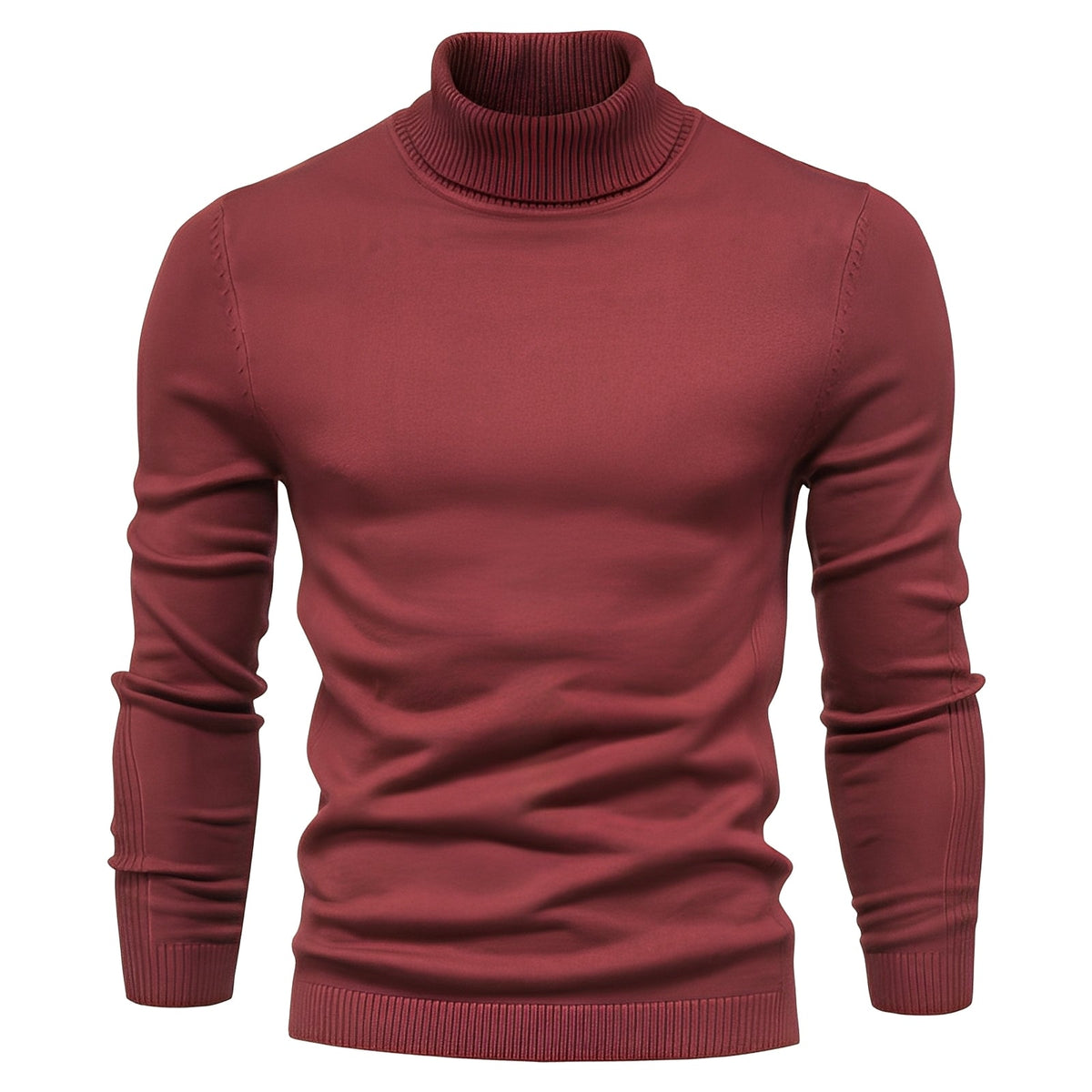 Carson - Pull avec col roulé chic