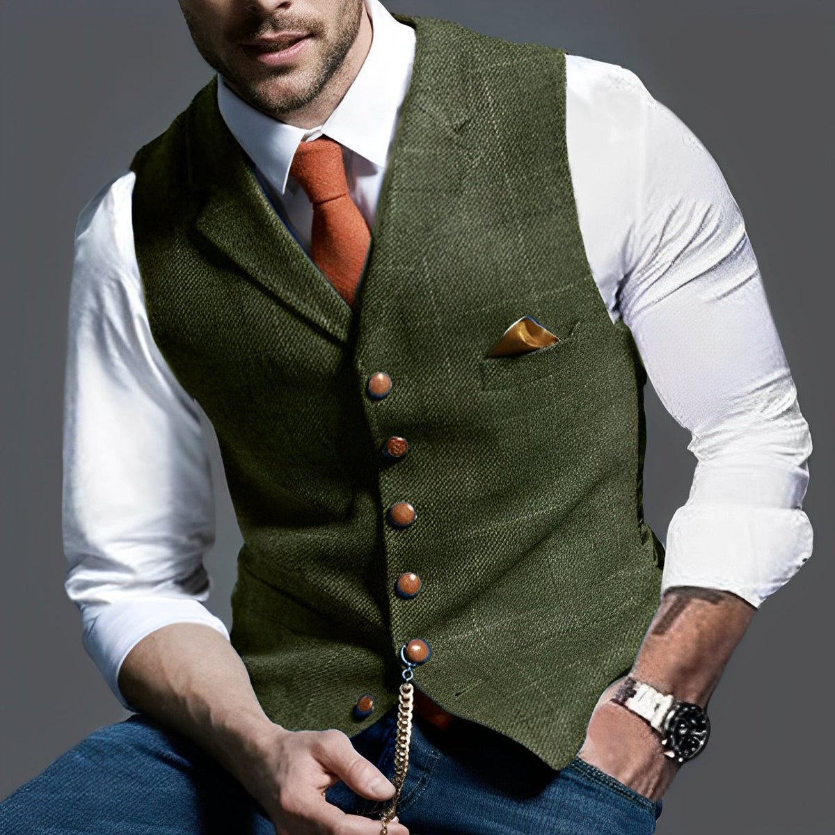 Jasper – Veste Vintage pour Hommes