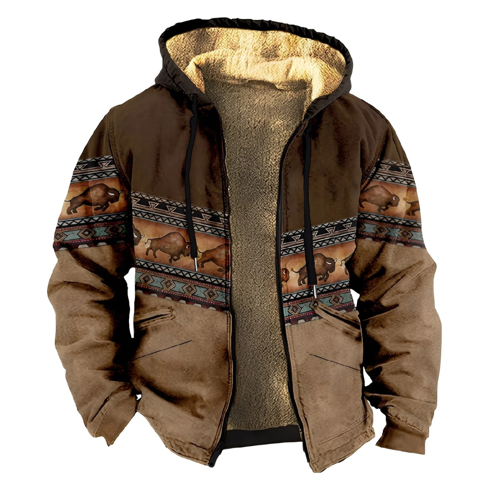 Mervin - Sweat à capuche chaud et coloré pour hommes