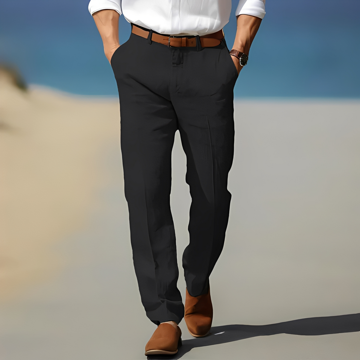 Kyle - Pantalon casual à la cheville pour homme