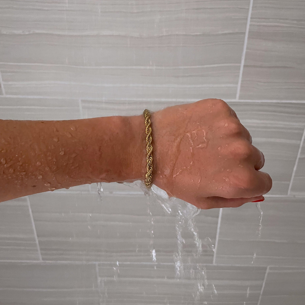 Mila – Bracelet tressé en acier inoxydable