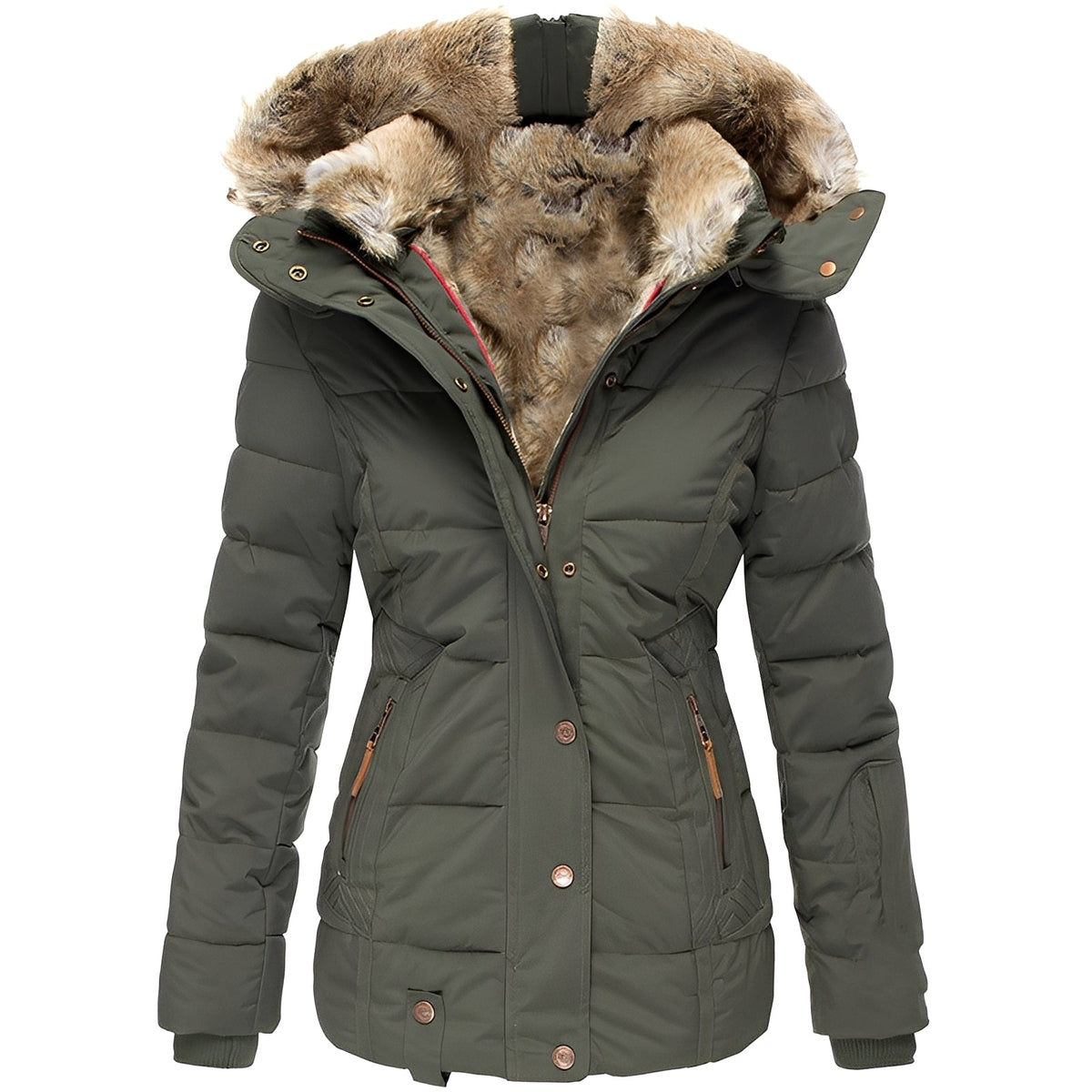 Romilly - Veste tendance et chaude avec capuche