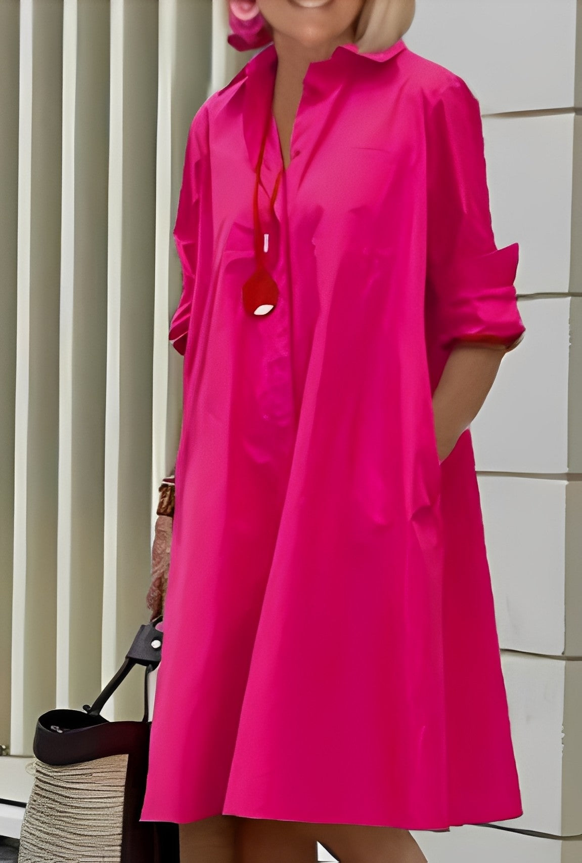 Paige - Robe-chemise décontractée et large pour femmes