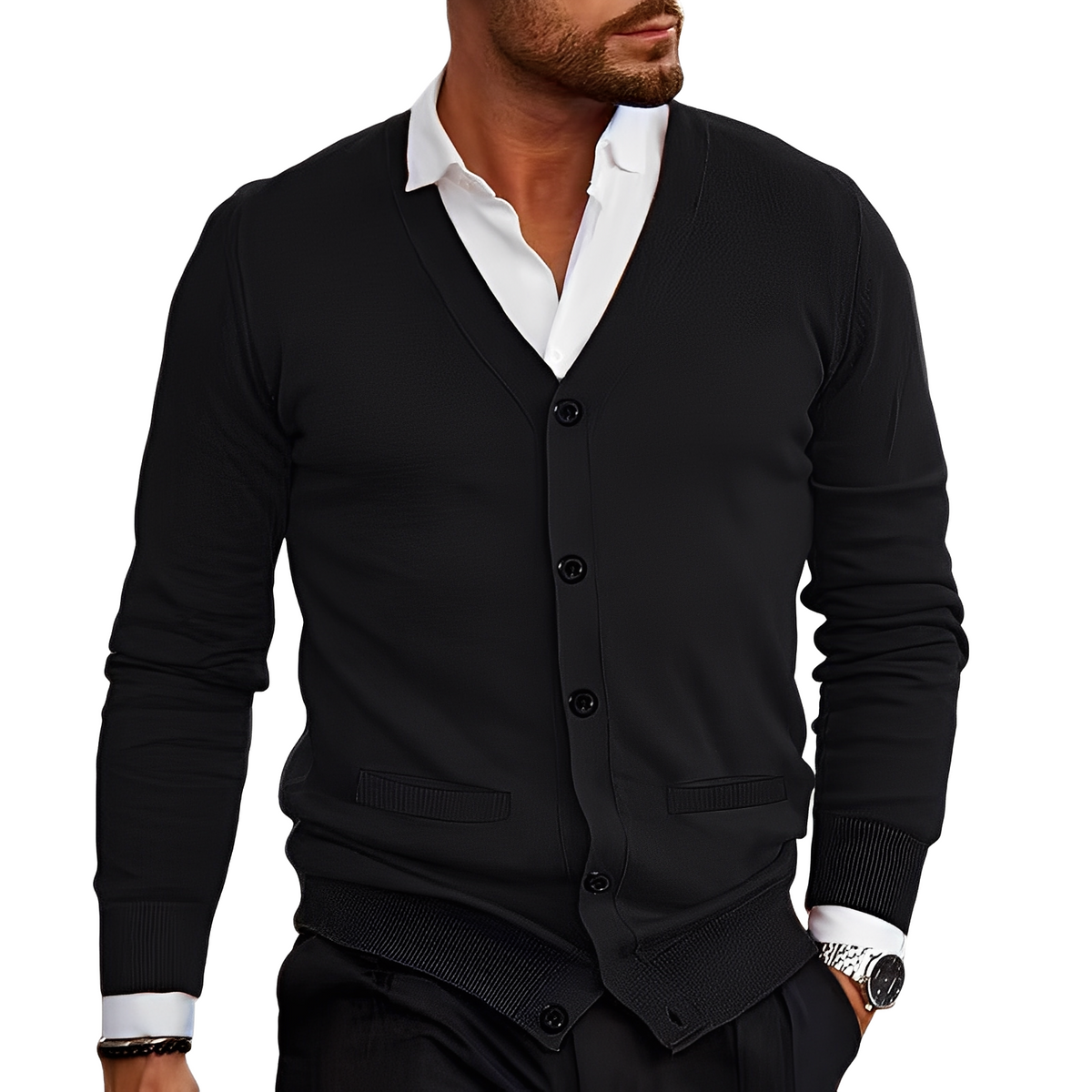 Holden - Veste boutonnée agréable et chaleureuse