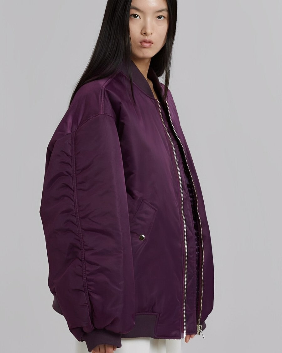 Coleen - Bomber oversize décontractée pour femmes