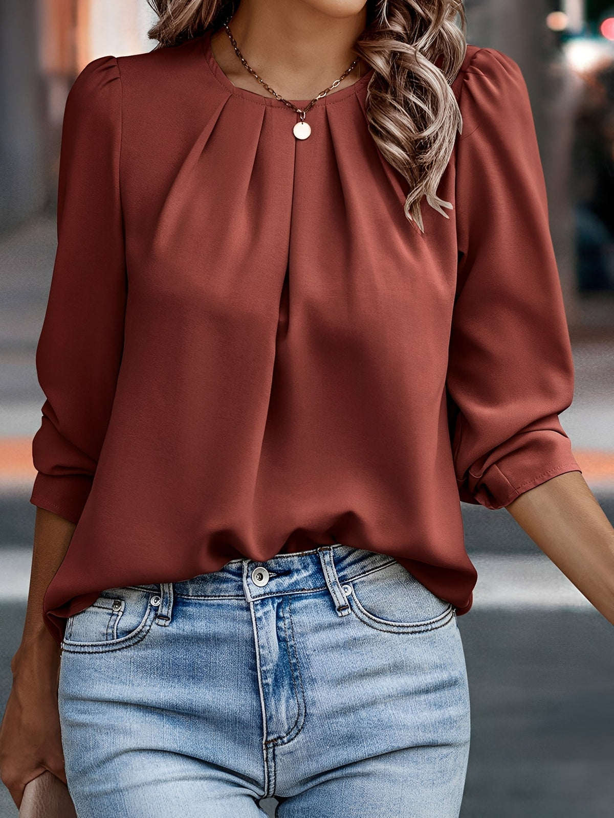 Sophie - Blouse élégante avec des manches larges pour femmes