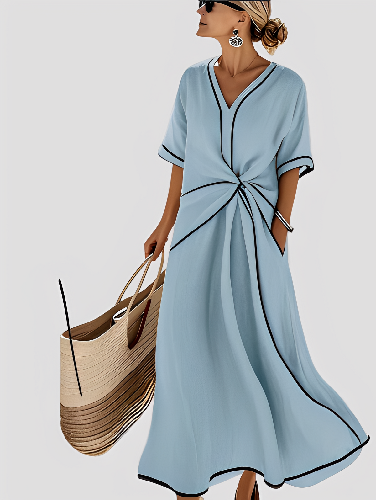 Mabel - Robe maxi chic et ample pour femmes