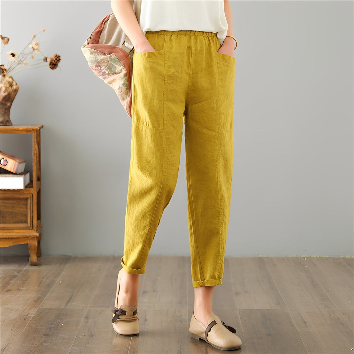 Gretchen - Pantalon casual avec poches pour femmes