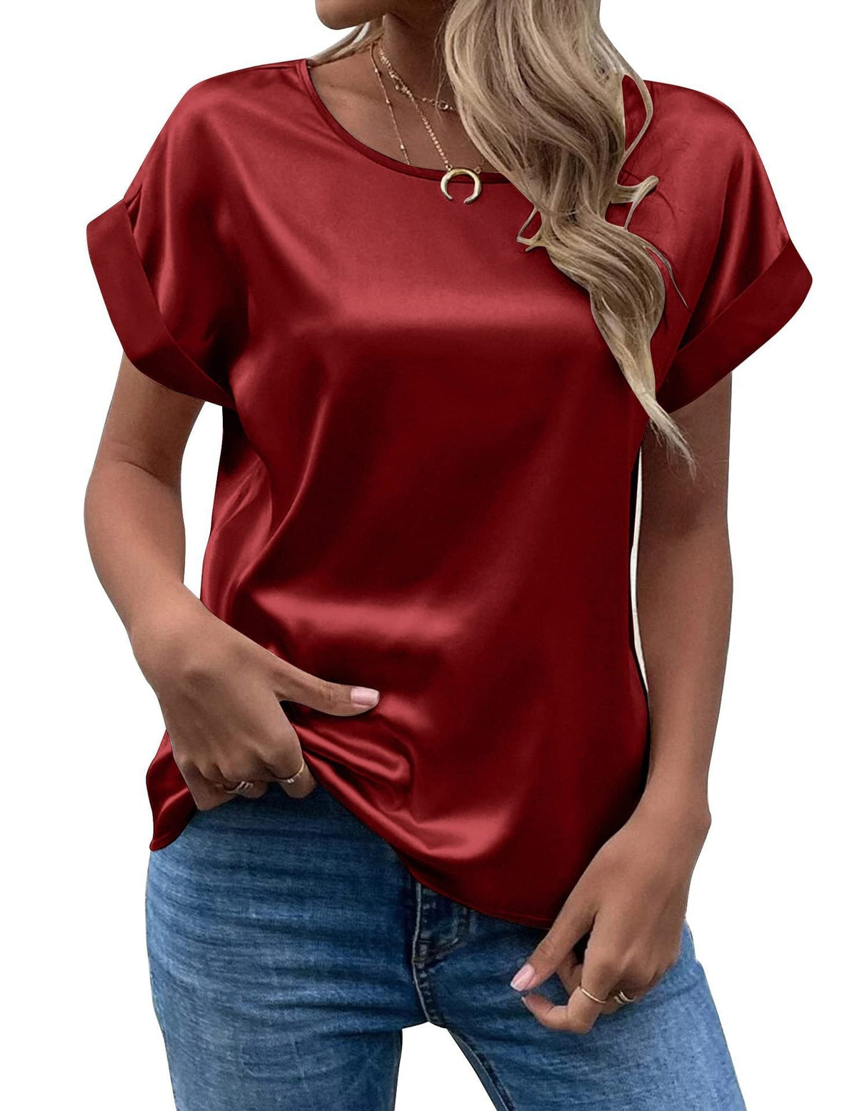 Annalise - T-shirt décontracté à manches courtes pour femmes