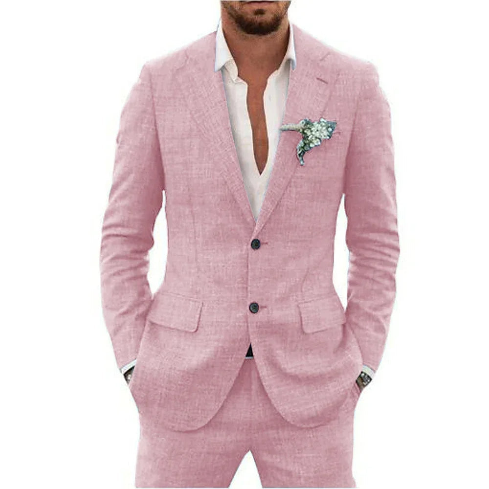 Marbod - Costume léger en lin pour hommes