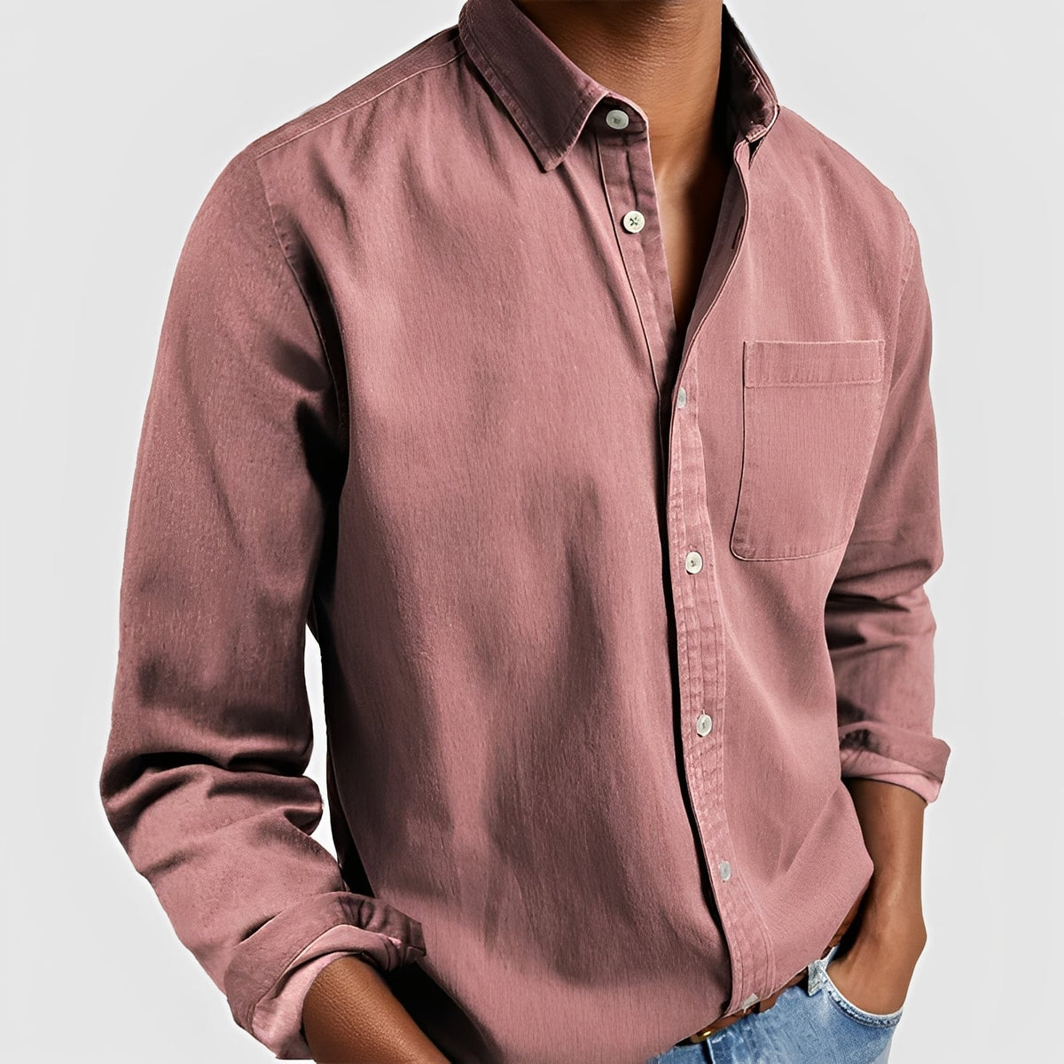 Dillan - Chemise Classique avec Boutons pour Hommes