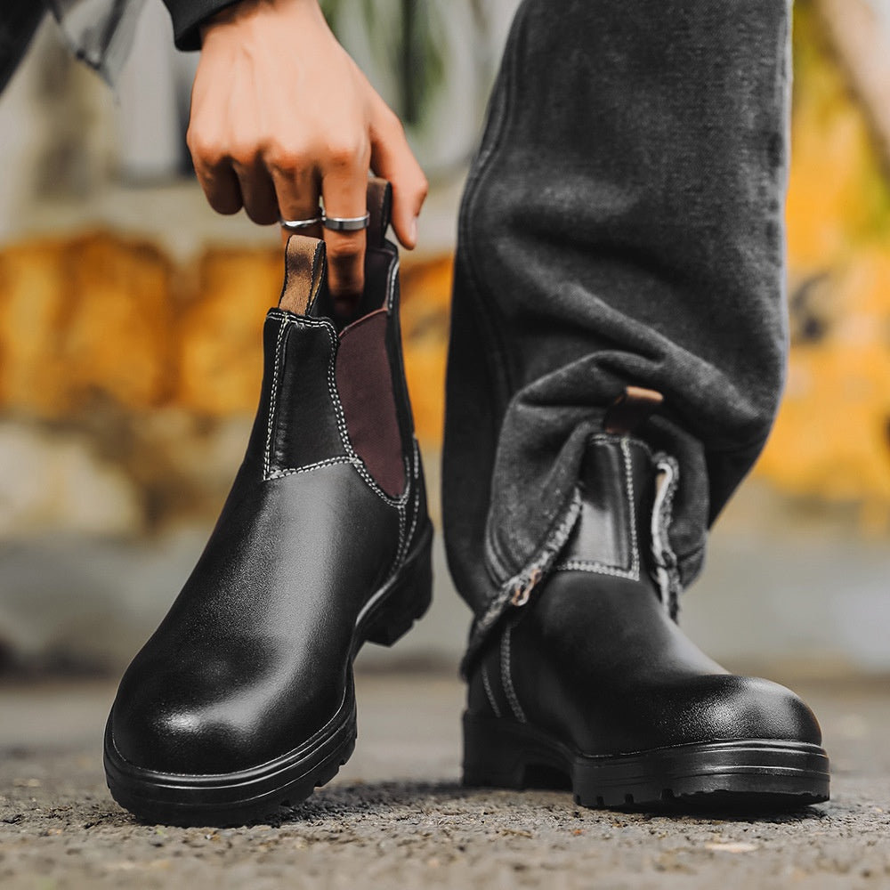 Barrett - Bottes en cuir classiques pour hommes