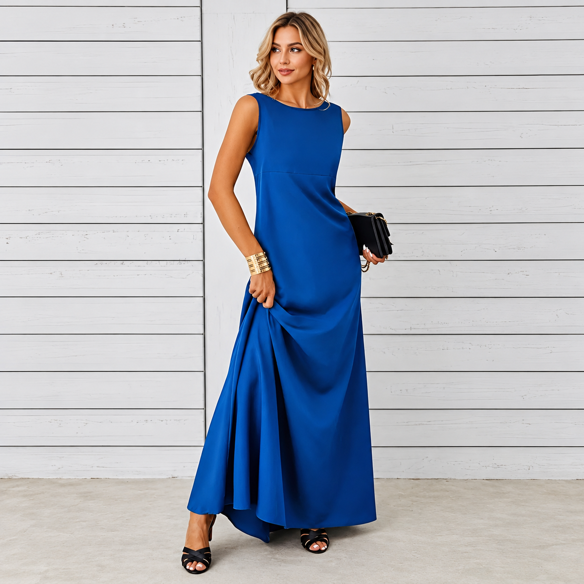 Saranna - Robe Longue Stylée pour Femmes