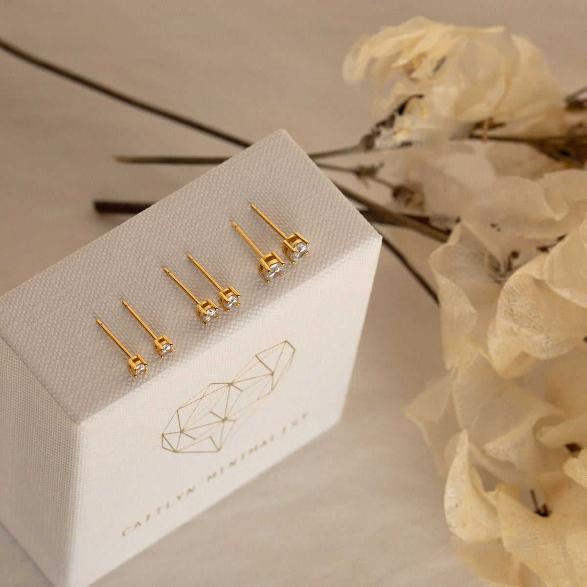 Booker – Ensemble de boucles d'oreilles en diamant