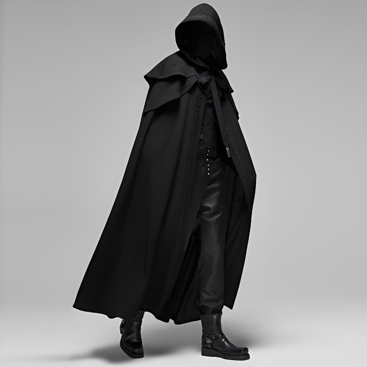 Lucien - Manteau gothique chic avec capuche