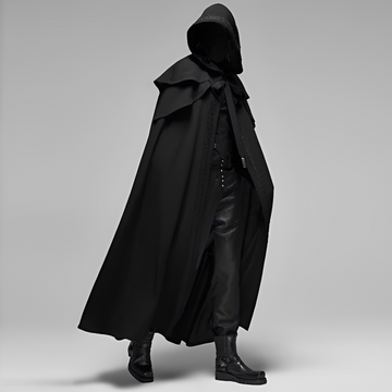 Lucien - Manteau gothique chic avec capuche
