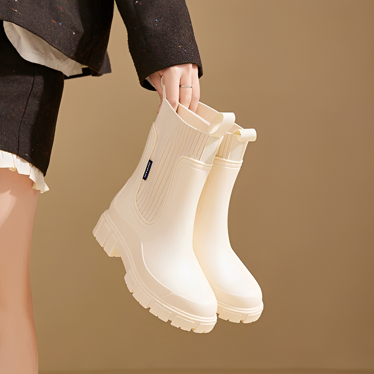 Claire - Chaussures de pluie confortables et imperméables