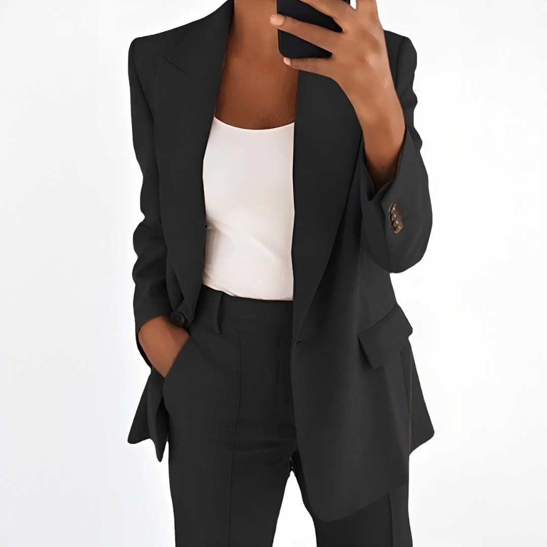 Muriel - Ensemble tailleur-pantalon sophistiqué