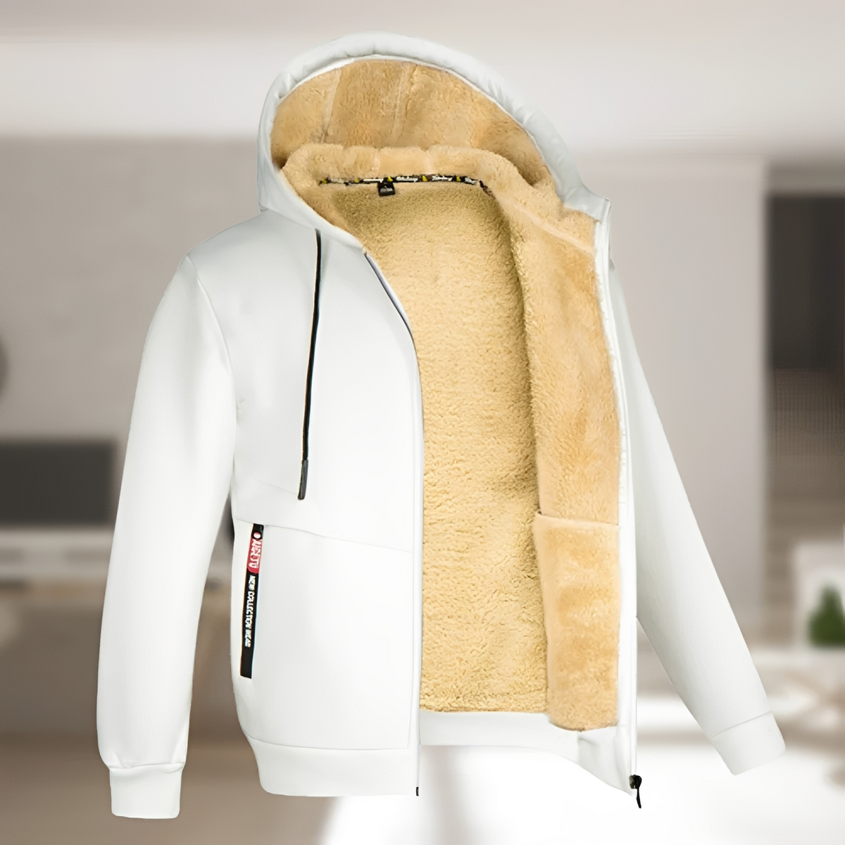 Andrew - Manteau douillet avec capuche
