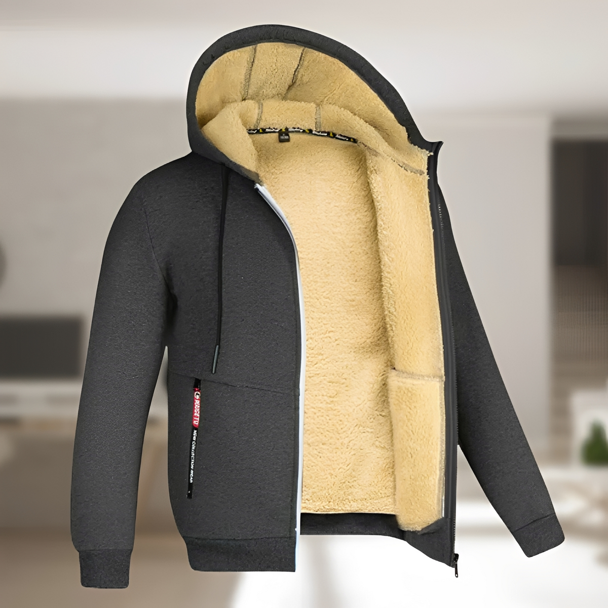 Andrew - Manteau douillet avec capuche