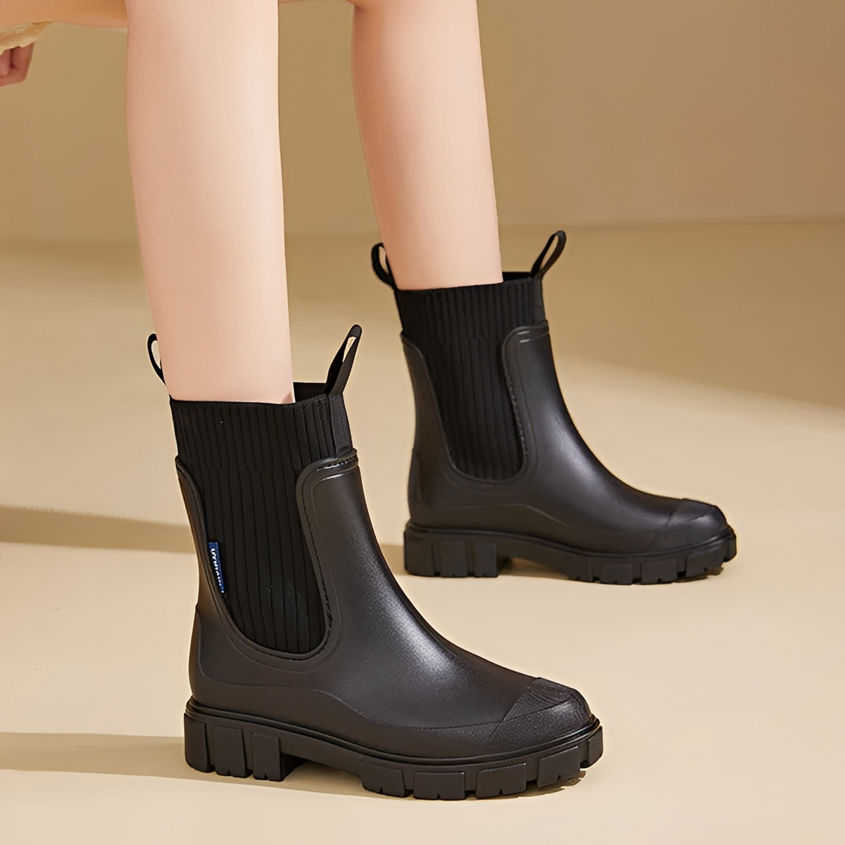 Claire - Chaussures de pluie confortables et imperméables