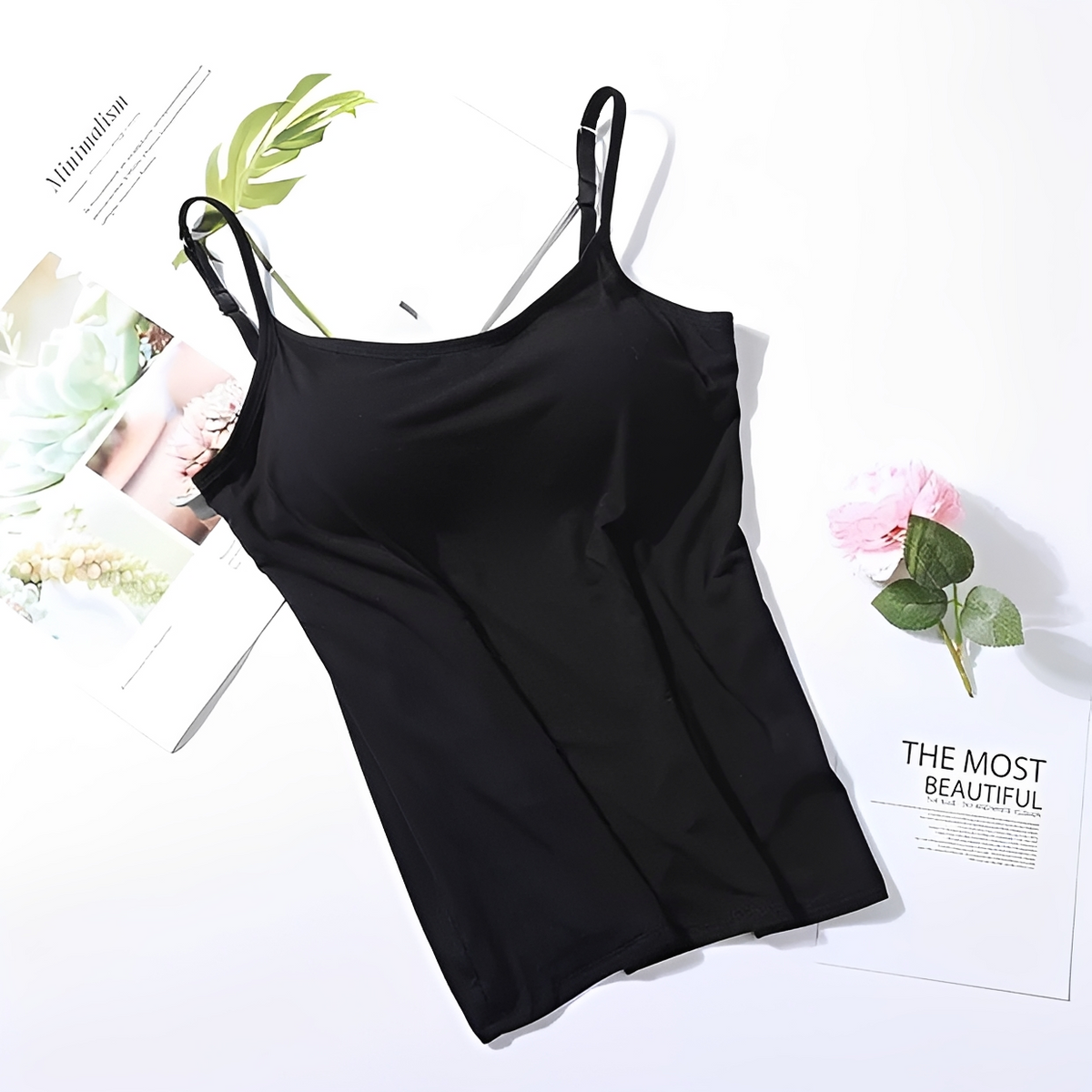 Selena - Haut chic avec soutien-gorge intégré