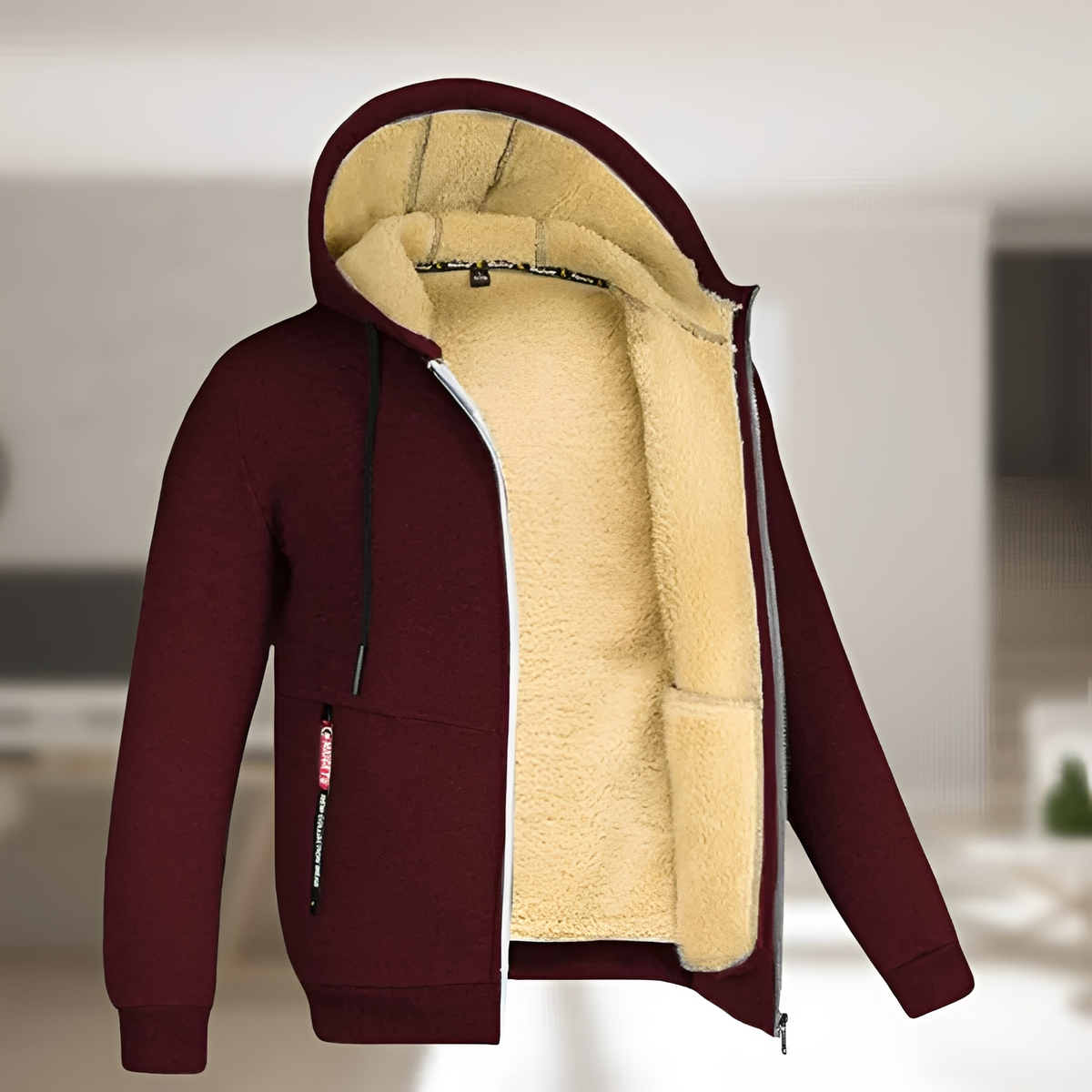 Andrew - Manteau douillet avec capuche