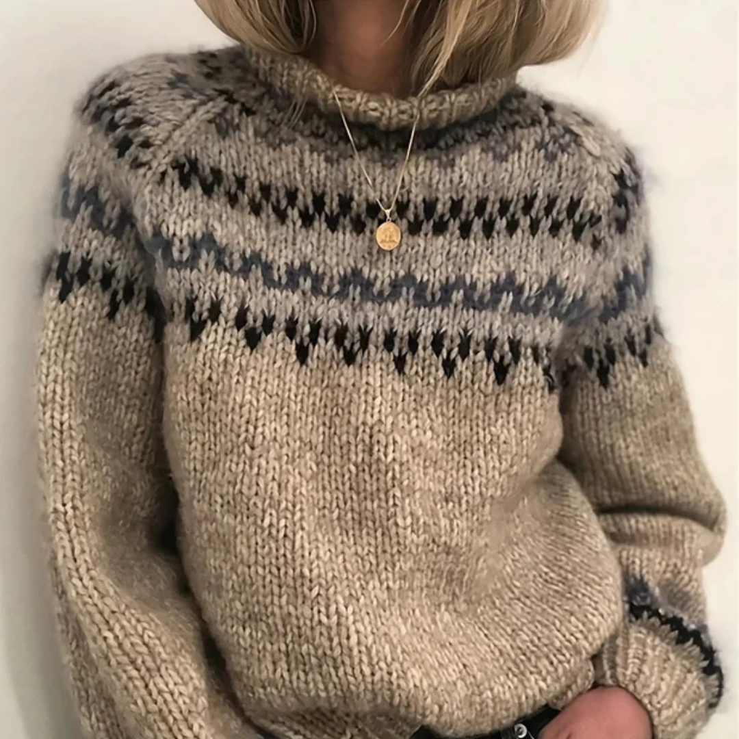 Oona - Pull à col roulé chic et chaud