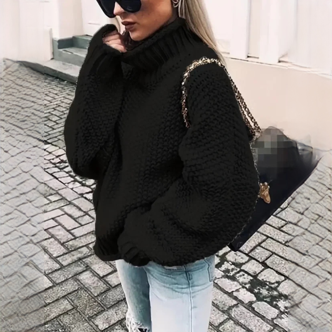 Vale - Pull à col roulé chic et tendance
