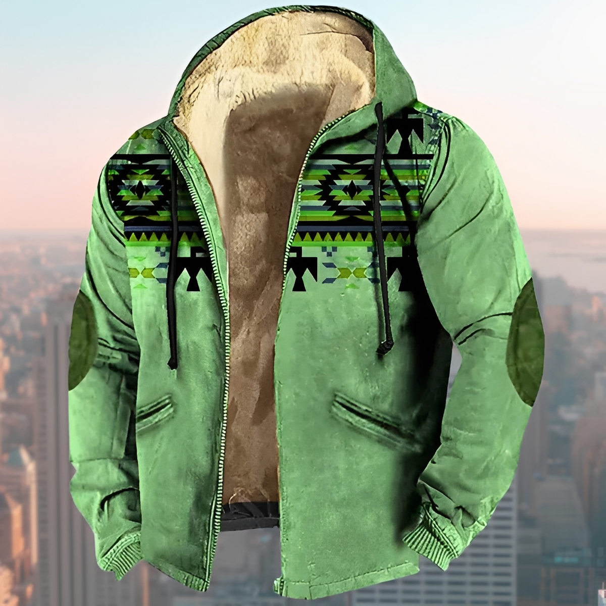 Laszlo - Veste à capuche style rétro