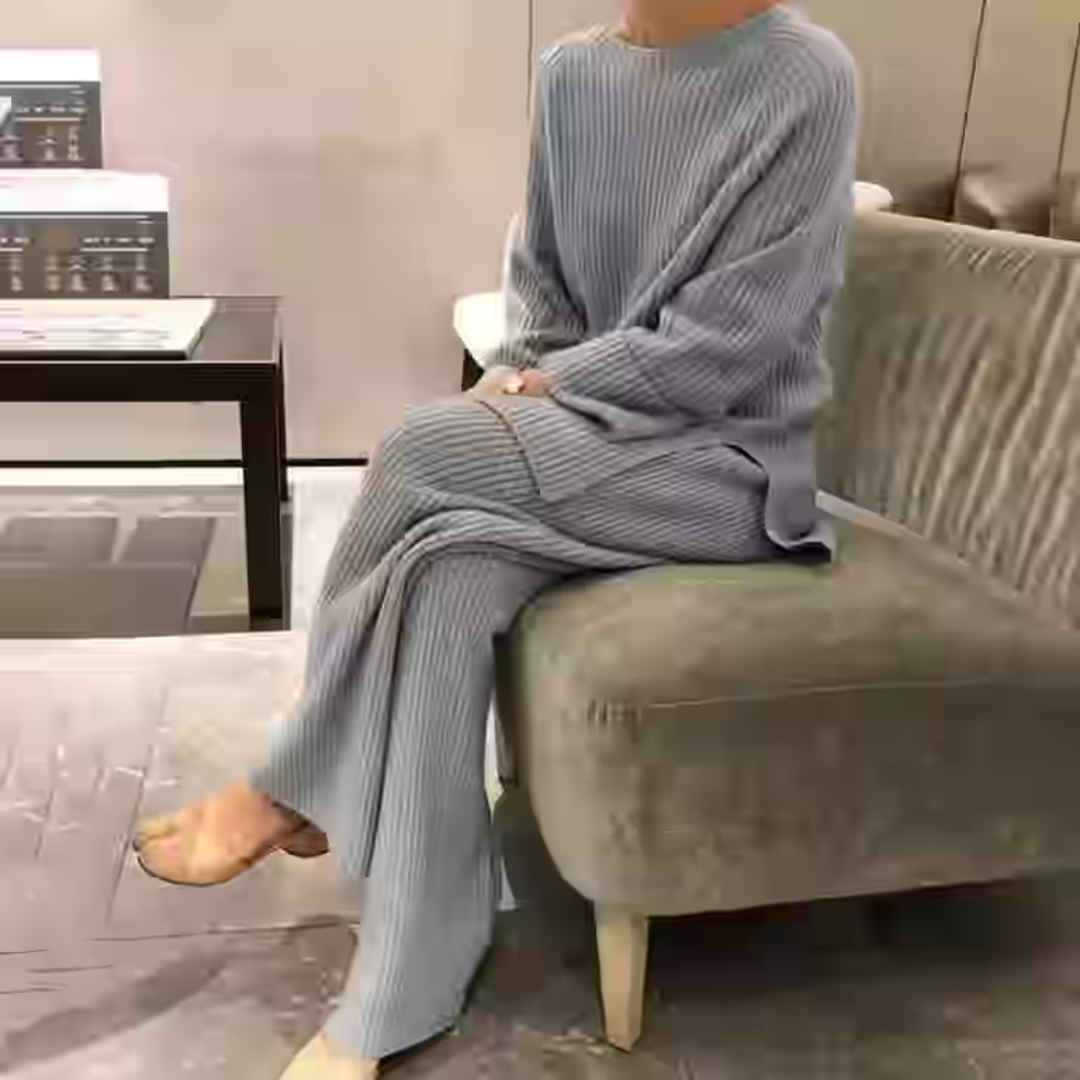 Samantha - Ensemble stylé de pull et pantalon