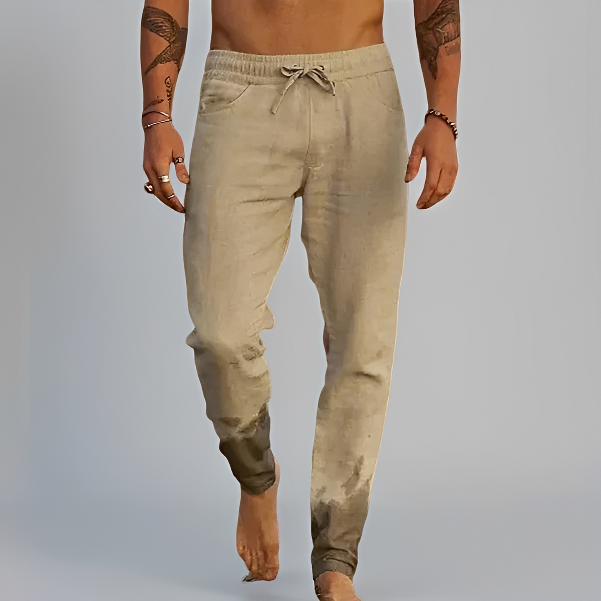 Maiko - Pantalon chic avec cordon ajustable