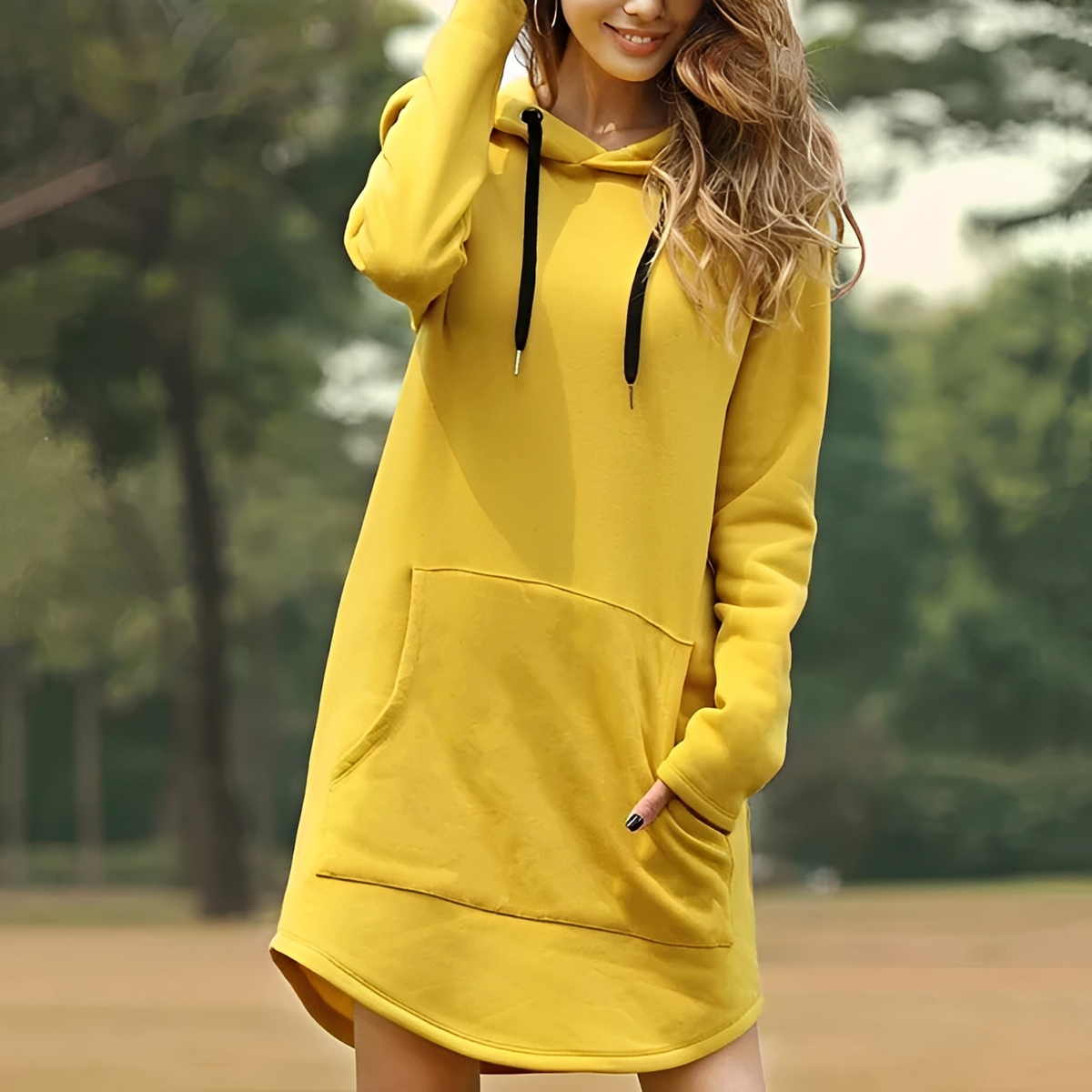 Juris - Mini-robe stylée avec capuche