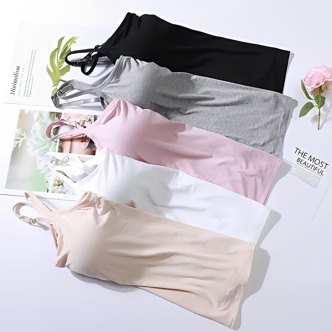Selena - Haut chic avec soutien-gorge intégré