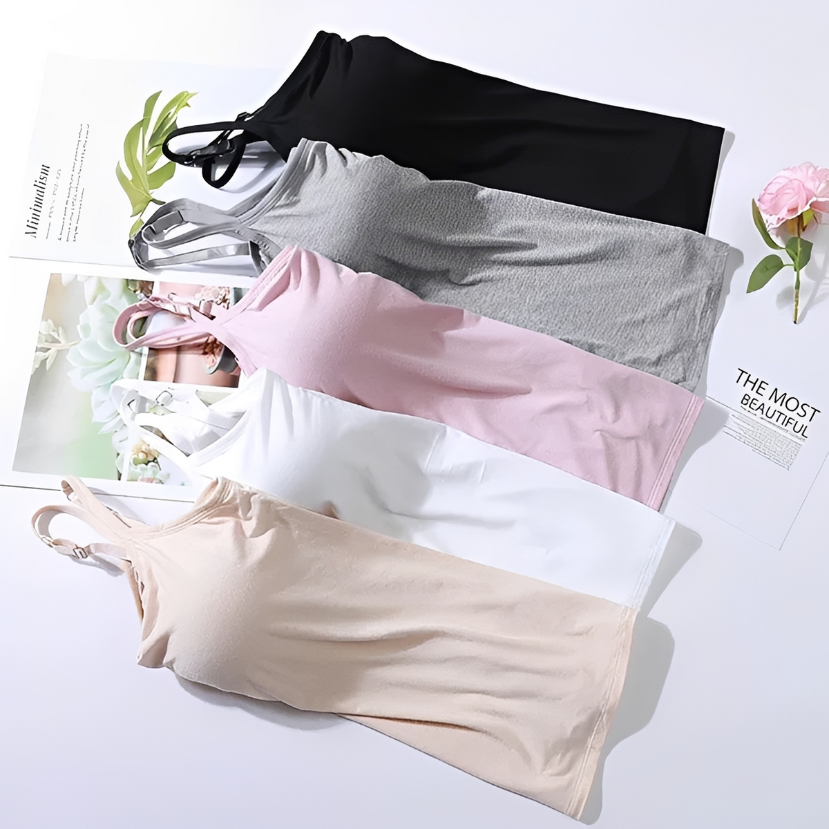 Selena - Haut chic avec soutien-gorge intégré