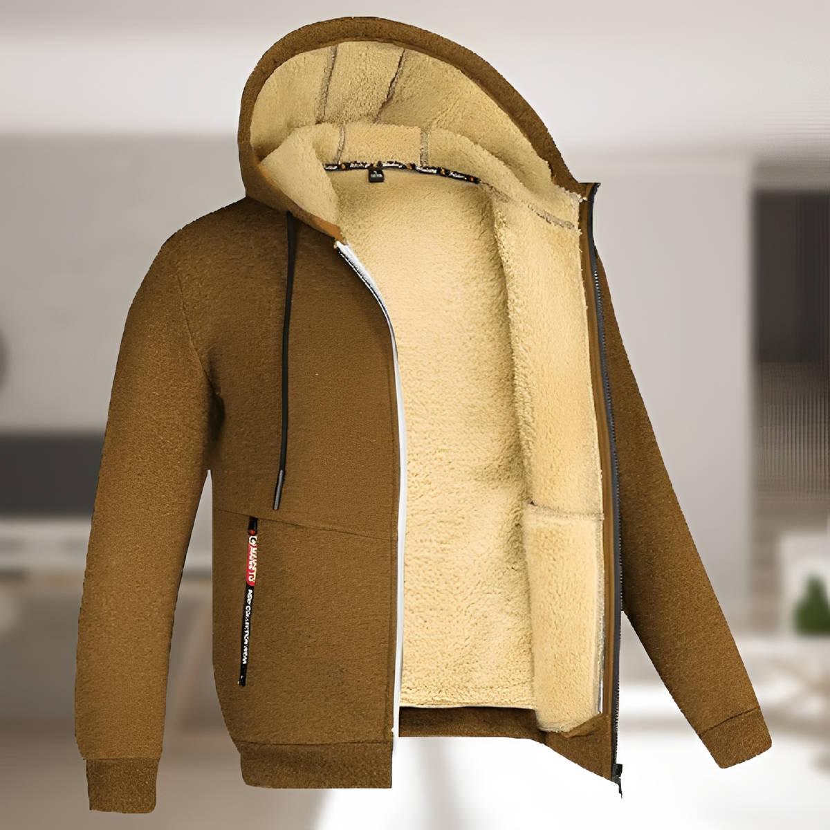 Andrew - Manteau douillet avec capuche